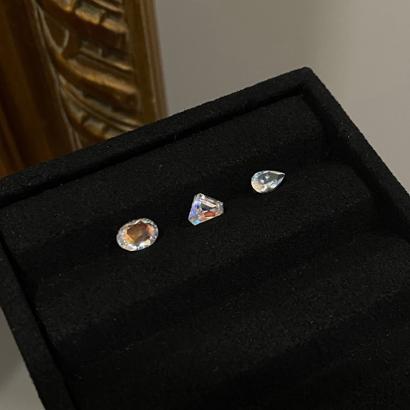 【裸石】彩虹斜长石 彩虹月光石 LMO13/LMO15/LMO17 - 项链 - 宝石 透明