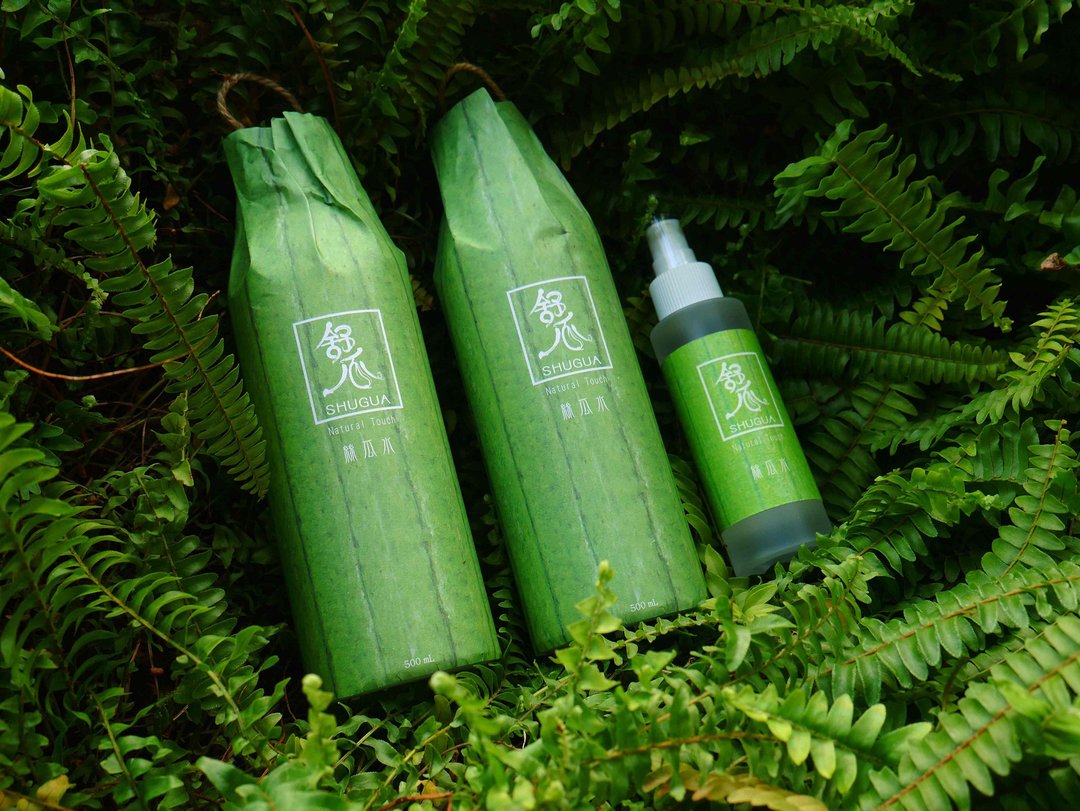 无味纯丝瓜水厚礼组 1100ML 送喷雾瓶 - 其他 - 植物．花 绿色
