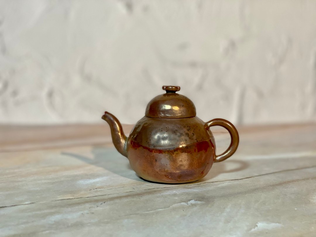李善愔柴烧手捏壶 - 茶具/茶杯 - 陶 