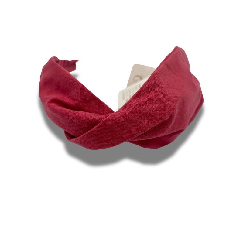 COMPLEX BIZ 优雅布面粉色发箍 - 发饰 - 其他材质 红色