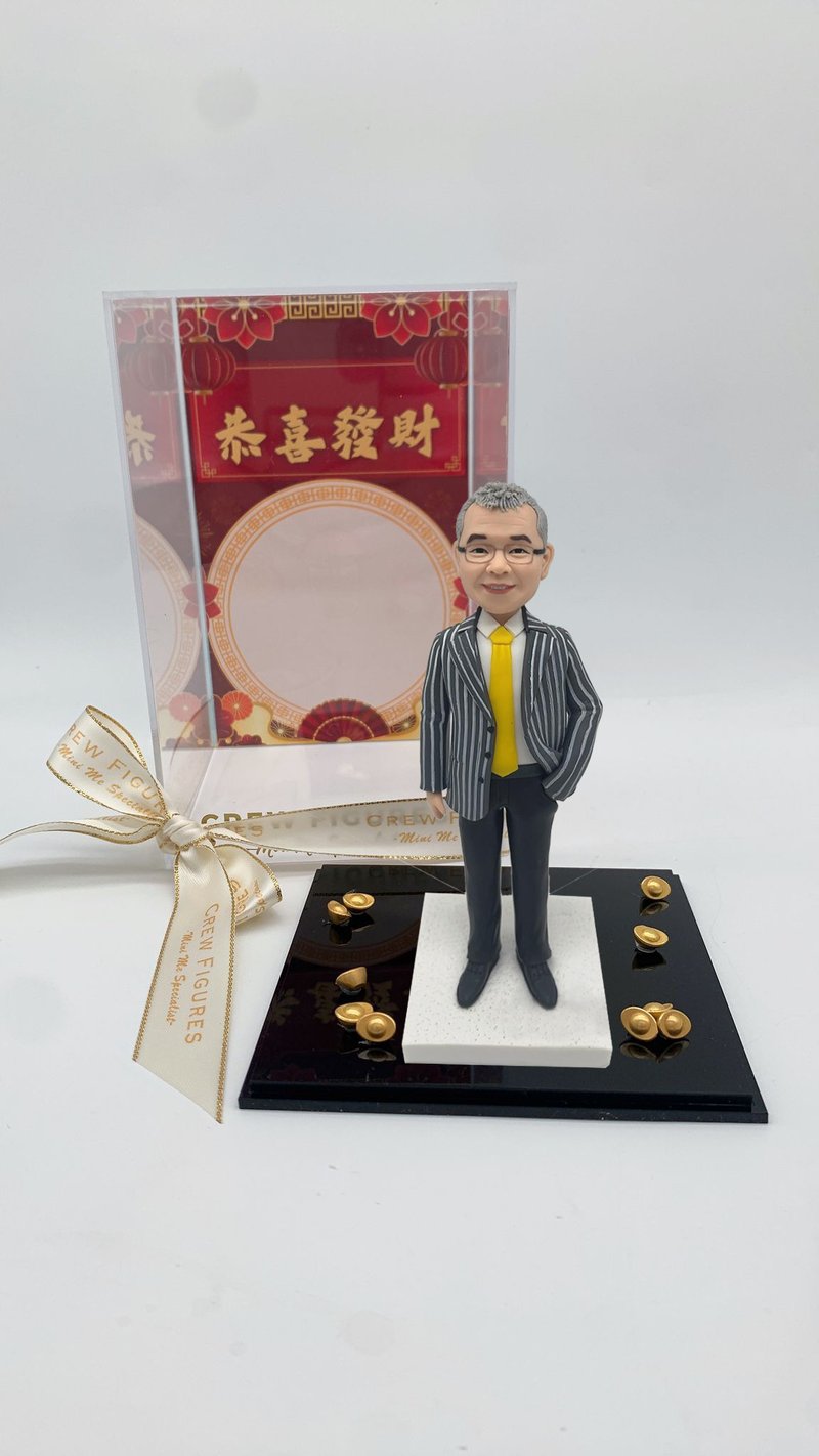 新春贺礼 场景 人像公仔、新年礼物 Chinese New Year figurine - 陶艺 - 陶 多色