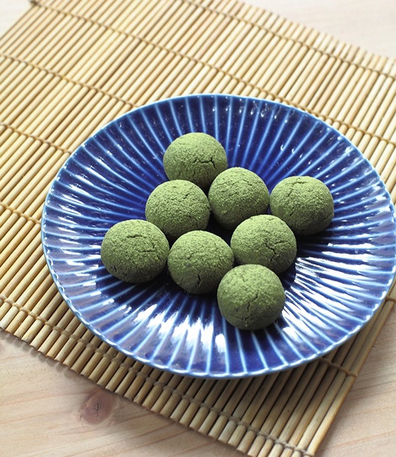 抹茶绿藻雪球 handmade・vegan - 手工饼干 - 新鲜食材 绿色