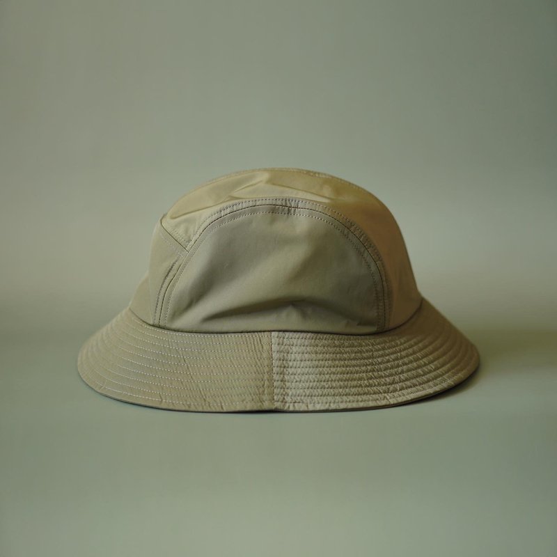 Five Panel Safari Nylon Hat Olive Green Color  (Waterproof) - 帽子 - 防水材质 绿色