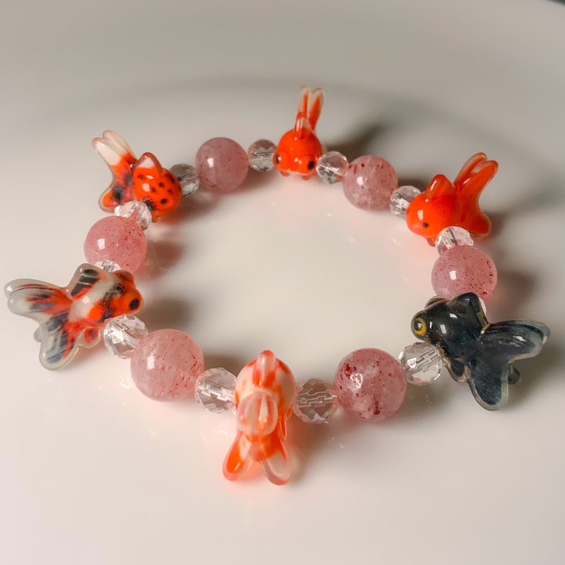 金鱼手链 Demeryu-chan - 手链/手环 - 塑料 多色