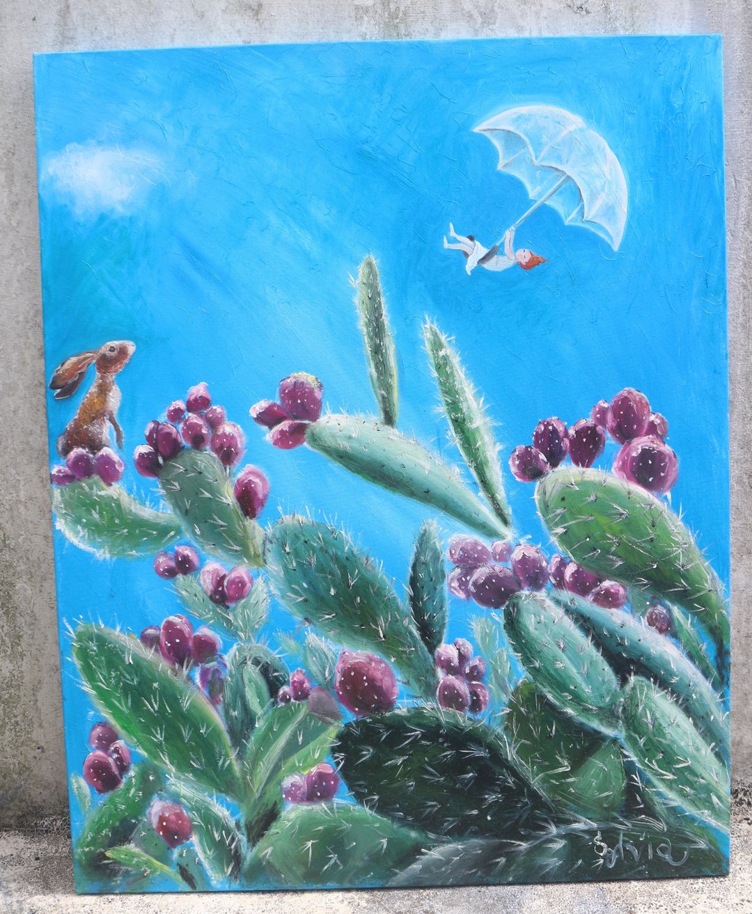 静花园油画之呼吸 - 海报/装饰画/版画 - 棉 