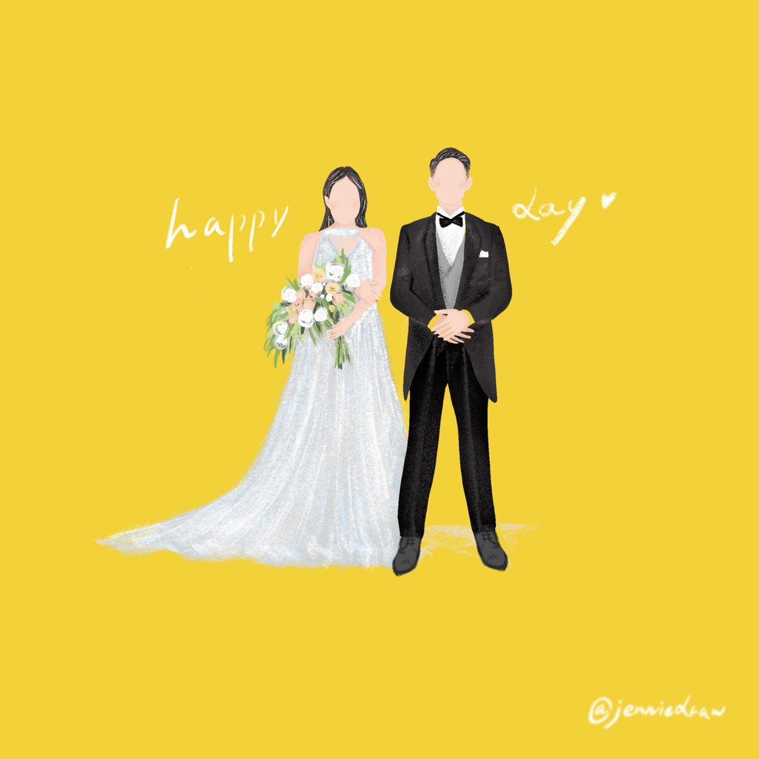 【帮你画婚纱书约组】三款婚纱 | 提供脸部照片| 典华优惠券 - 订制画像 - 纸 多色