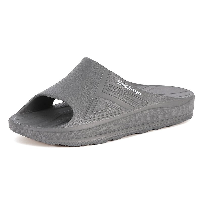 【ATTA】SilicStep 硅晶减塑环保足弓拖鞋-深灰 德国iF设计奖 - 拖鞋 - 塑料 灰色
