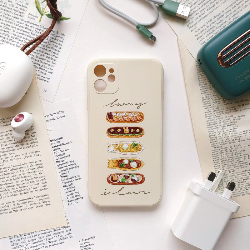 断码特价 - 法式泡芙手机壳 - 米色 - 手机壳/手机套 - 硅胶 