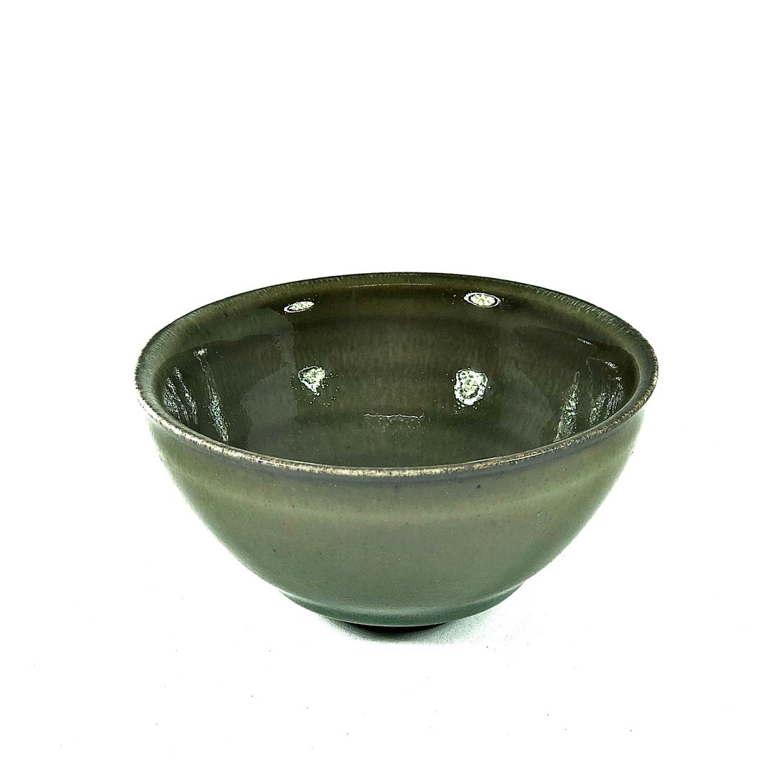 【唯一手作】柴烧 墨玉茶碗 Jade001 - 茶具/茶杯 - 其他材质 