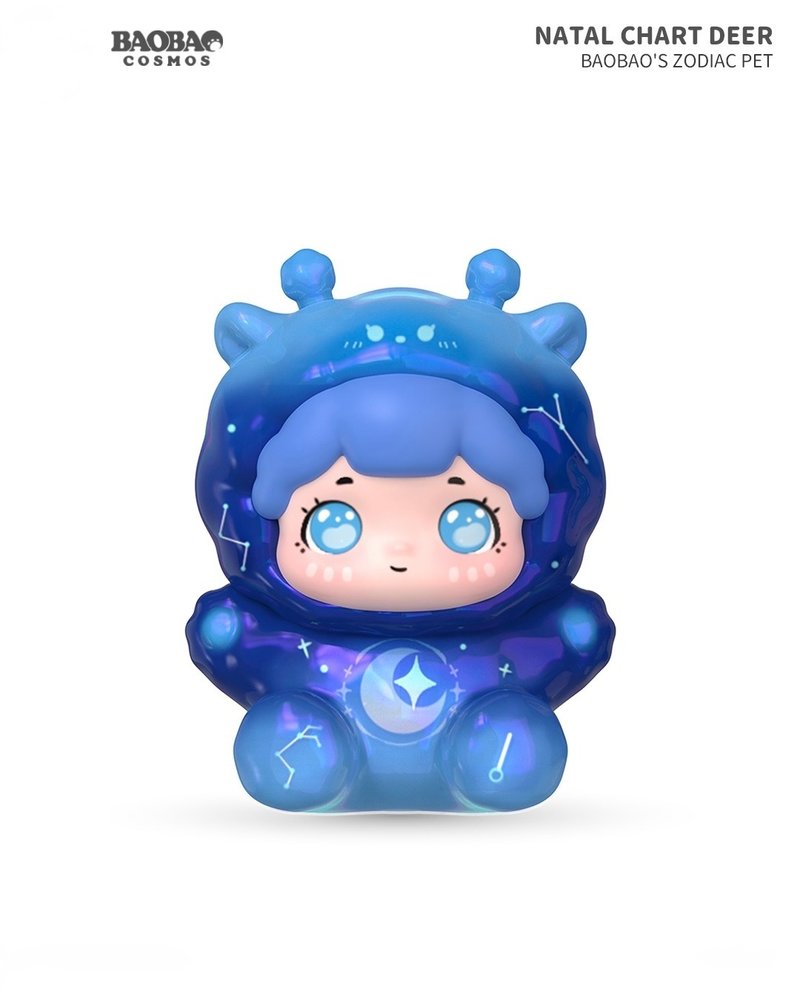 boptoys 潮玩波普 BAOBAO 抱抱星座萌宠系列小盲盒 - 玩偶/公仔 - 塑料 