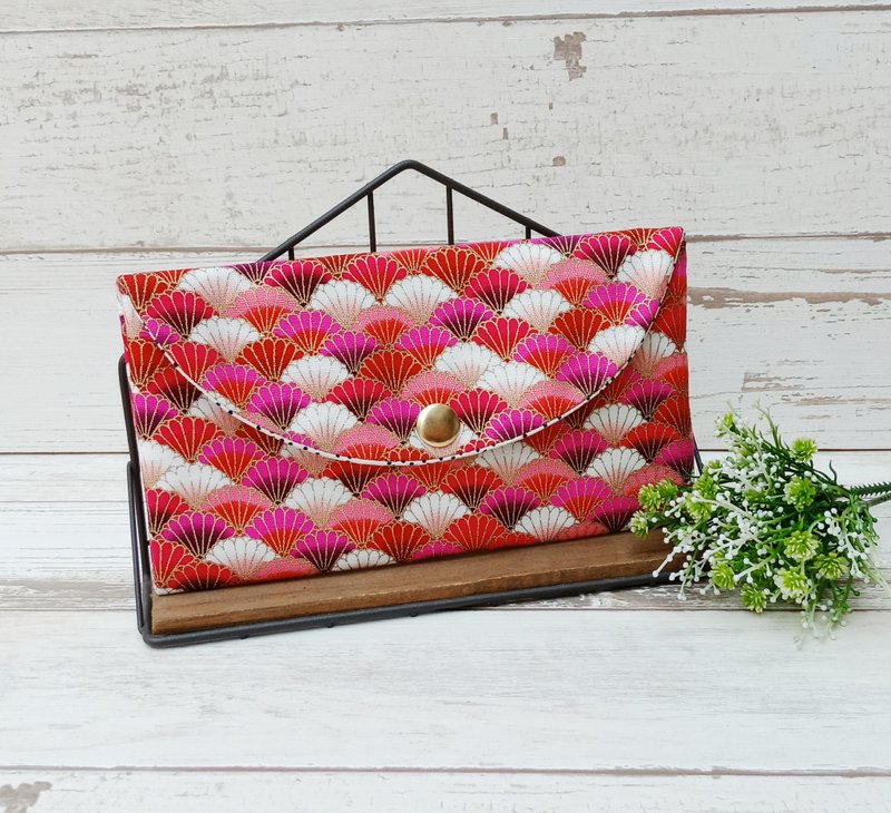 【招财红包袋】存折包-日式扇形 - 红包/春联 - 棉．麻 红色