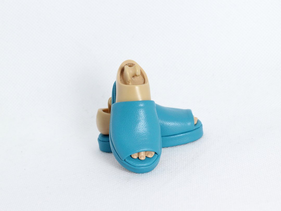 Flat shoes for Minifee Active BJD - 其他 - 真皮 蓝色