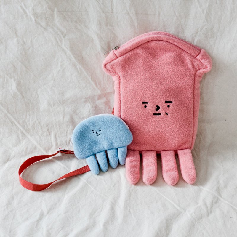 深海大鱿鱼 / 斜背包包 - 侧背包/斜挎包 - 其他人造纤维 