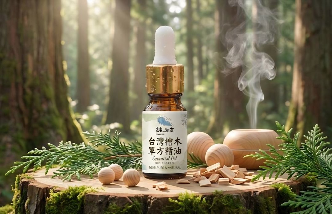 台湾黄桧木单方精油 - 来自迷雾森林的安神帖 - 香薰/精油/线香 - 精油 咖啡色