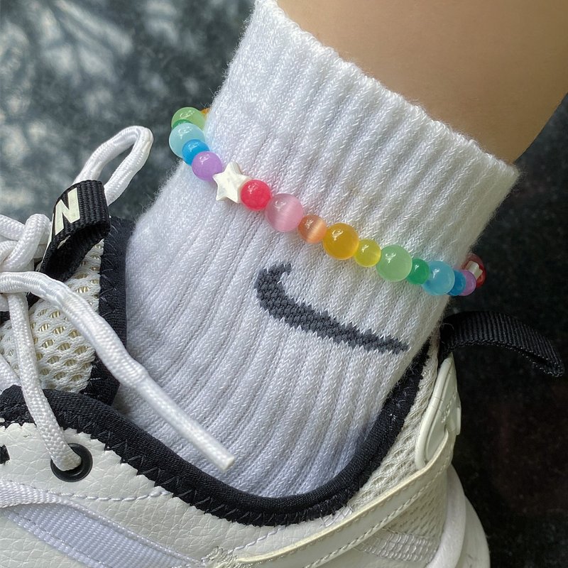 RAINBOW STONE ANKLET (脚链) - 其他 - 石头 