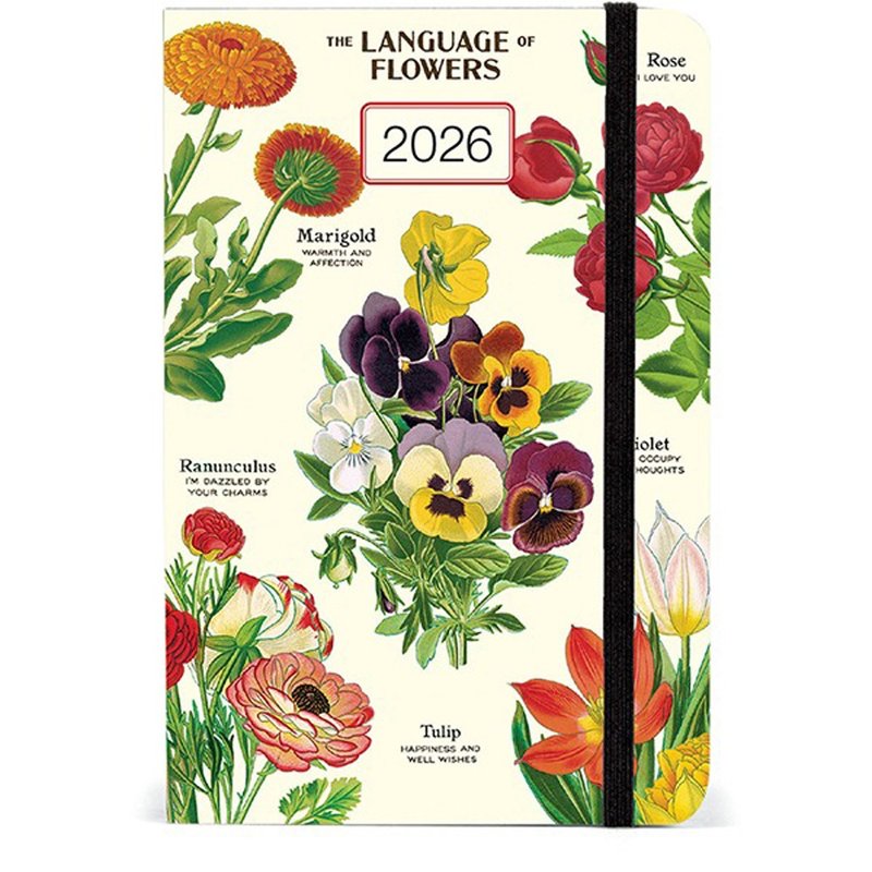 Cavallini & Co. 2026周计划手帐_A6_LANGUAGE OF FLOWERS - 笔记本/手帐 - 纸 多色