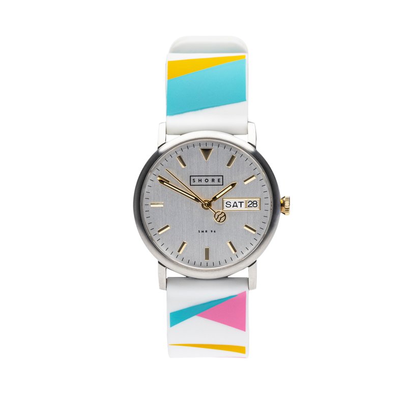 Limited Edition Shore Projects x Sommer Ray Day-Date w/ 2 Interchangeable straps - 男表/中性表 - 不锈钢 银色