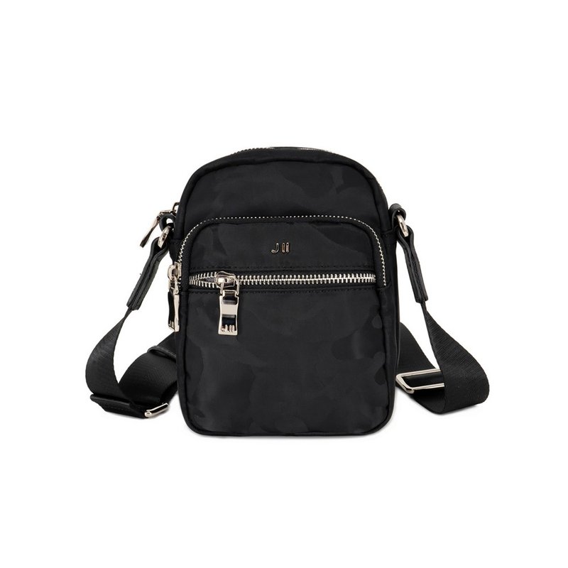 斜背包 亚斯多隔层尼龙斜背包-8112-12-多色任选 - 侧背包/斜挎包 - 尼龙 黑色