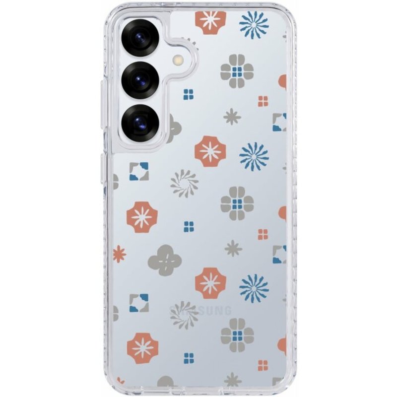 【预购】三星手机壳/Samsung Galaxy S25系列/经典花色/珊瑚红蓝 - 手机壳/手机套 - 其他材质 红色