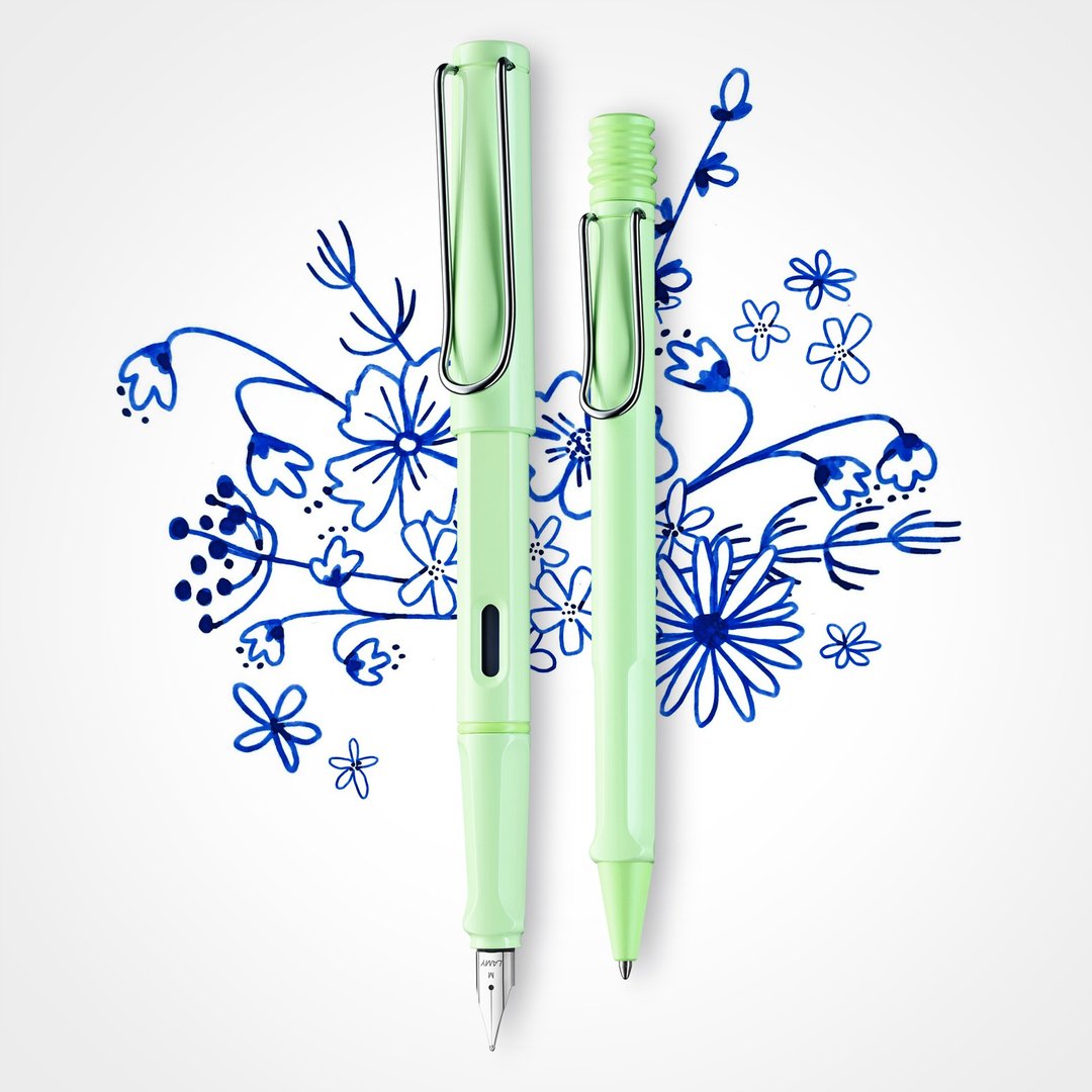 LAMY 七彩钢笔礼盒 / safari 狩猎者系列 - 薄荷绿【定制化礼物】 - 钢笔 - 塑料 