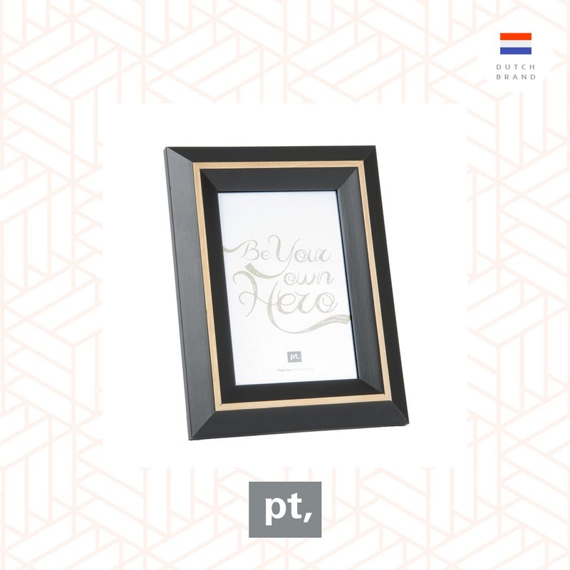 pt, Photo frame New Antique pinewood black Medium - 画框/相框 - 木头 黑色
