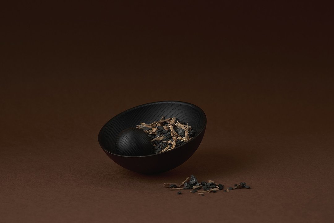 xx_001_diffuser 扩香座 - 香薰/精油/线香 - 木头 黑色