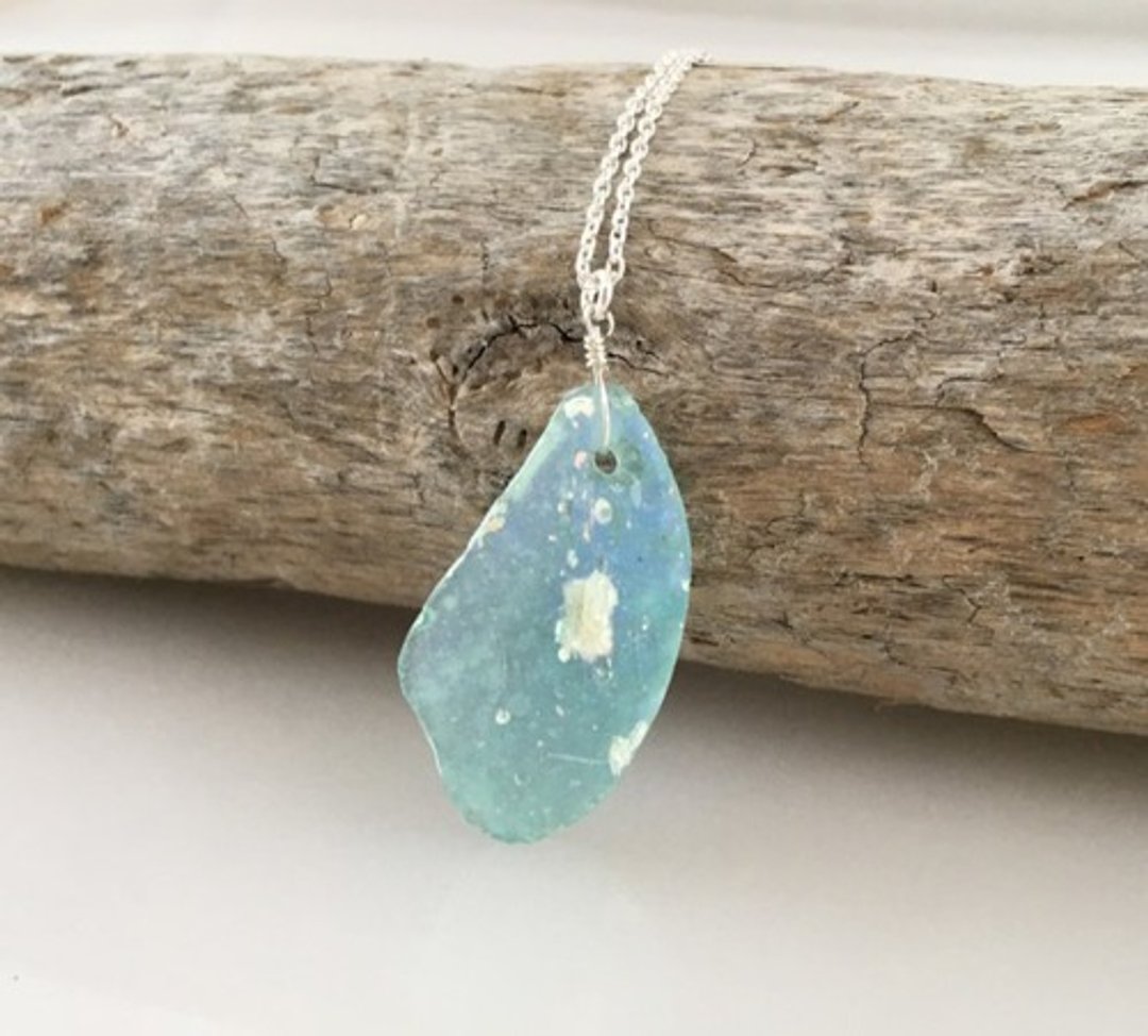 From Afghanistan ◇ Roman glass ◇ SV necklace 5 - 项链 - 玻璃 