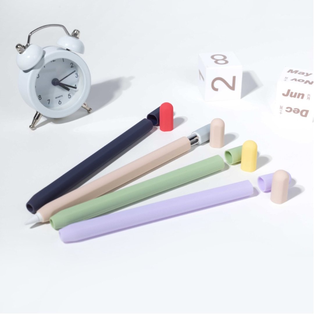 Apple Pencil (USB-C) 素色/撞色 保护笔套 - 电脑配件 - 硅胶 多色