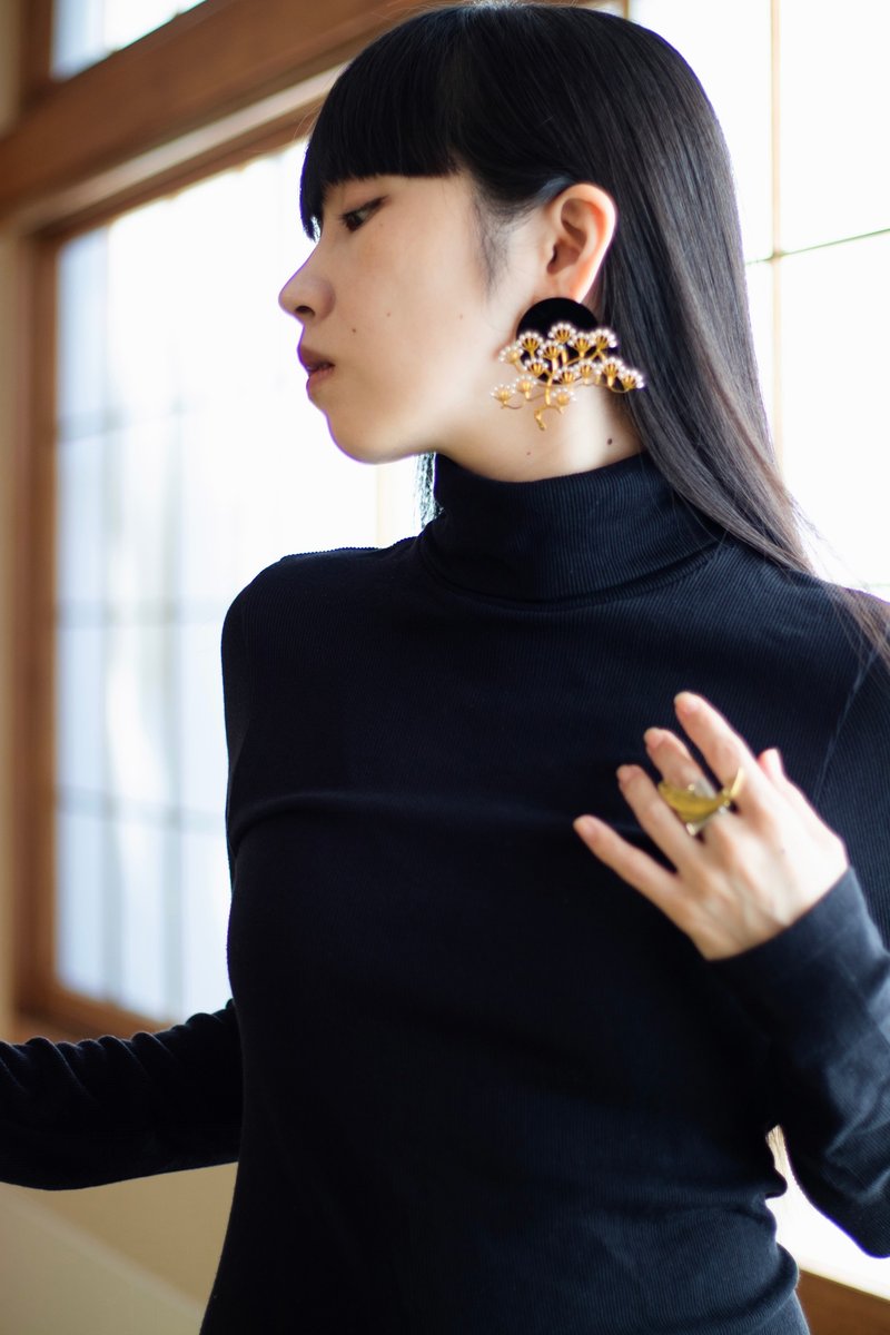 BONSAI 耳针 单边配戴 - 耳环/耳夹 - 铜/黄铜 