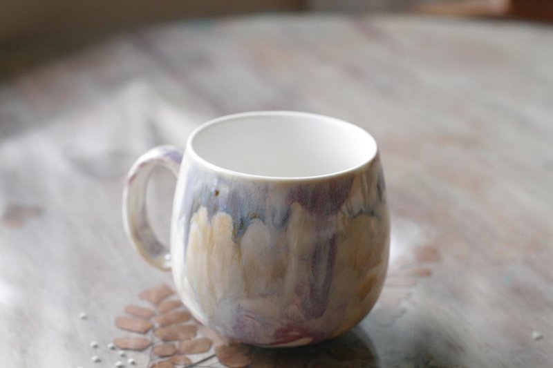 手工上釉油画风瓷杯/马克杯3 - 咖啡杯/马克杯 - 陶 多色