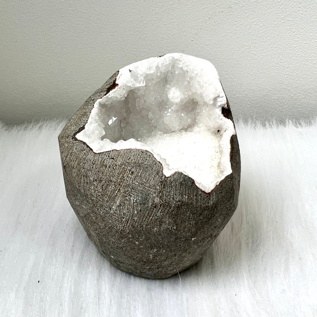 鱼眼石窝 | 水晶 | 水晶原石 |水晶摆件 - 摆饰 - 水晶 白色
