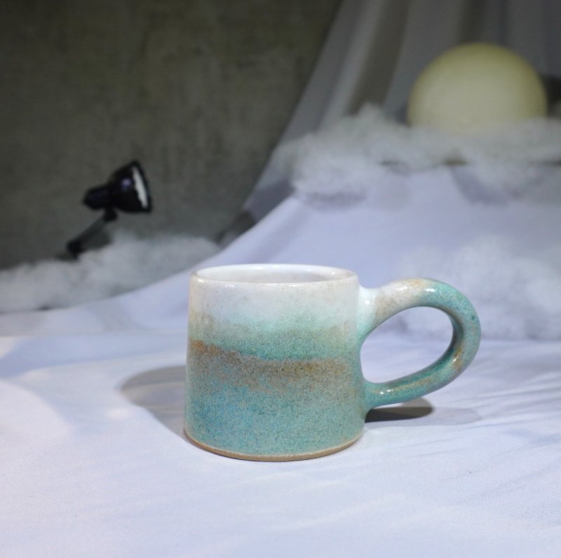 荻青迷你山形杯-约100ml,茶杯,马克杯,水杯,咖啡杯 - 咖啡杯/马克杯 - 陶 多色