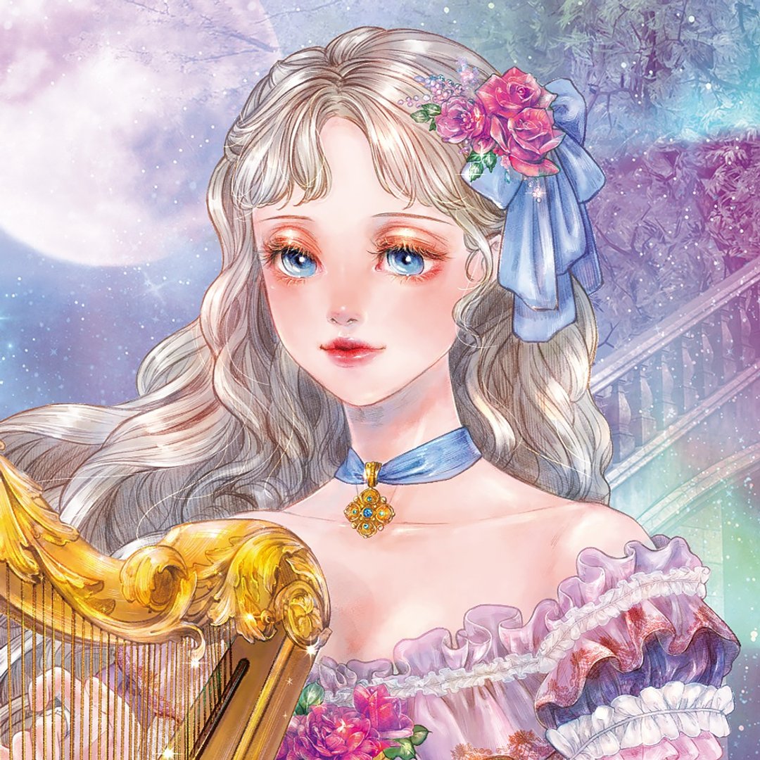 竖琴贴纸 (8色) - 贴纸 - 纸 