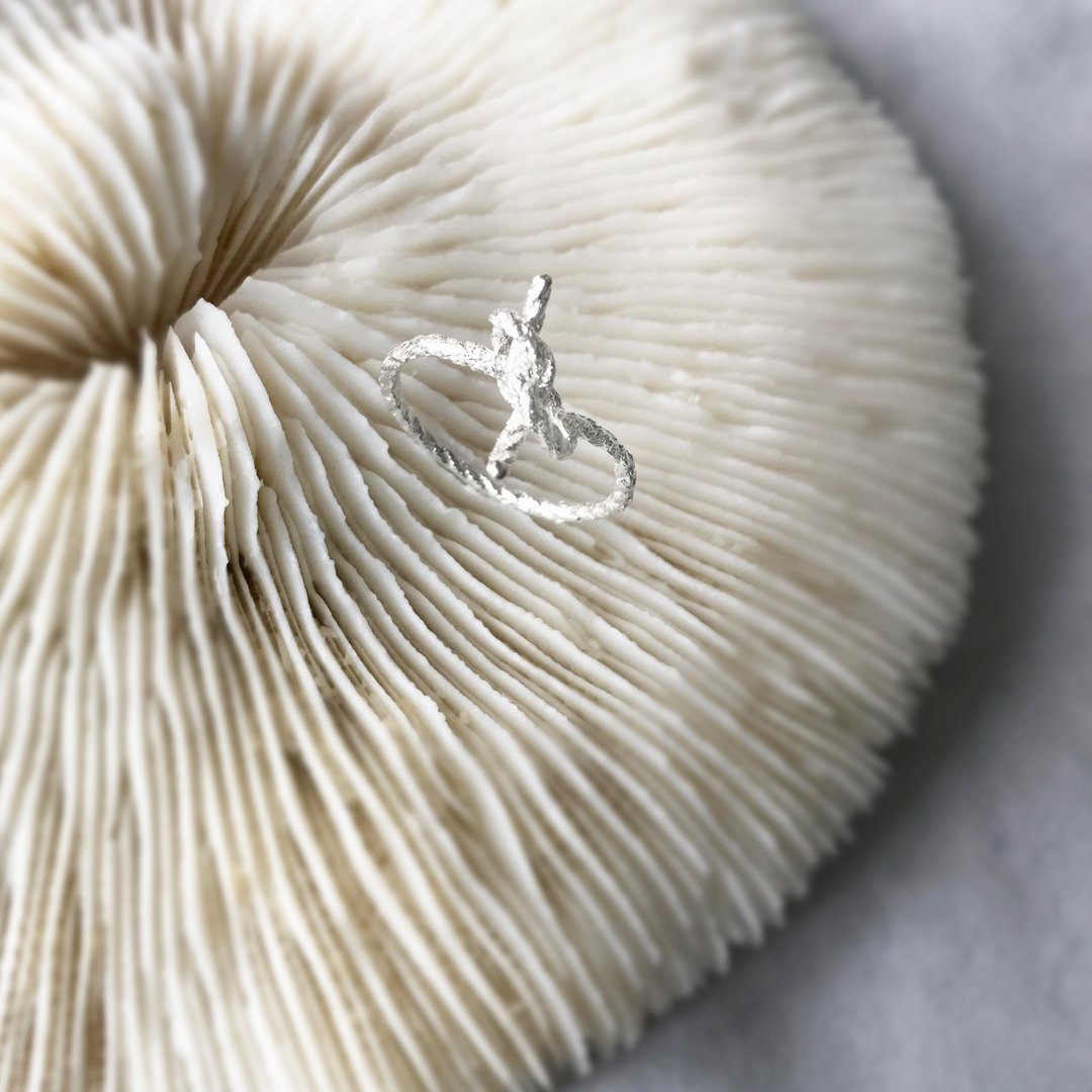▪ Knot Ring ▪ 绳子系列 纯银戒指 ▪ - 戒指 - 其他金属 白色