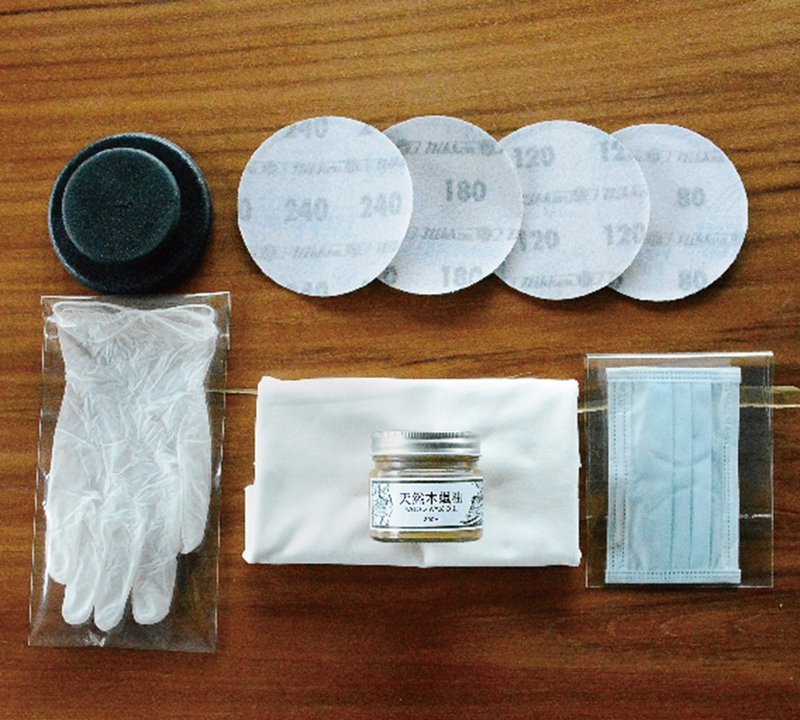 木制家具保养修复组 - 蜡烛/香氛/手工皂 - 蜡 咖啡色