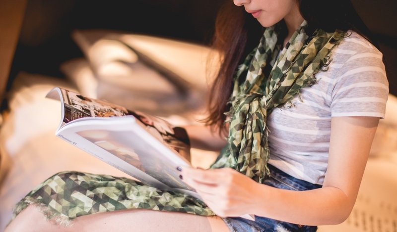 女人我最大推荐- 胶原蛋白胜肽美肤丝巾- 限量色- 都市丛林迷彩绿 - 丝巾 - 其他材质 绿色