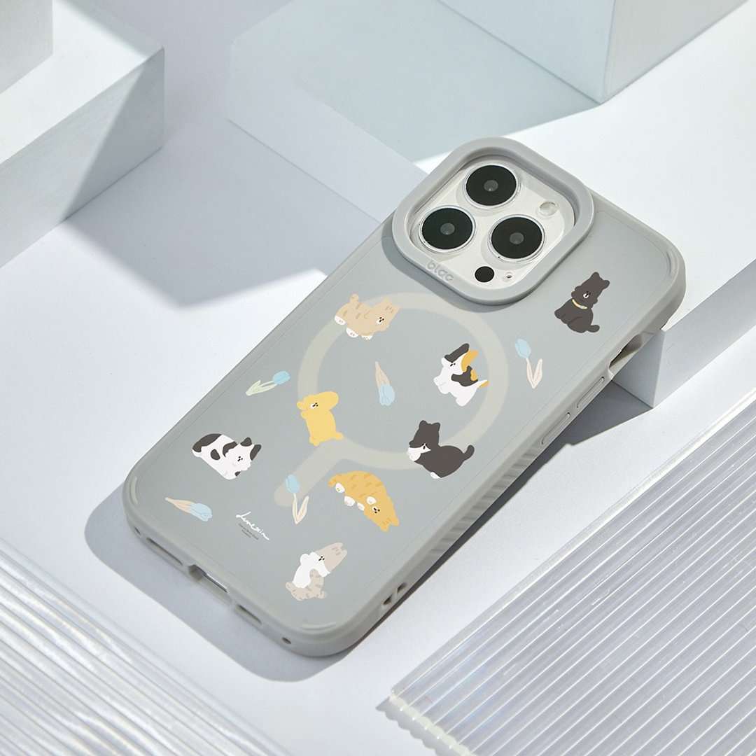 Lunexin无耳猫猫猫大集合峡谷强悍MagSafe iPhone手机壳 - 手机壳/手机套 - 硅胶 多色