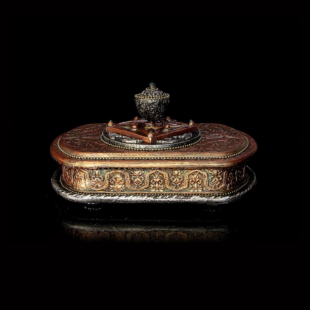 Copper jewelry box, box with a lid, Home Decor, Goth box,Dark academy,Goth Decor - 收纳用品 - 木头 