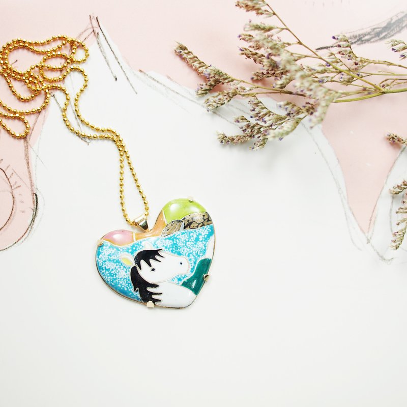 十二生肖珐琅饰品系列  马掐丝珐琅项链 - 项链 - 珐琅 多色