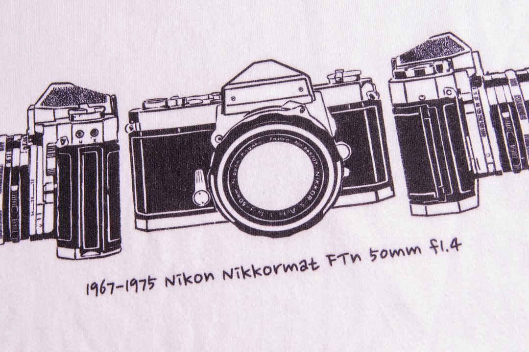 最后二件 - 古董相机 NIKON Nikkormat FTn - 男装上衣/T 恤 - 棉 黑色