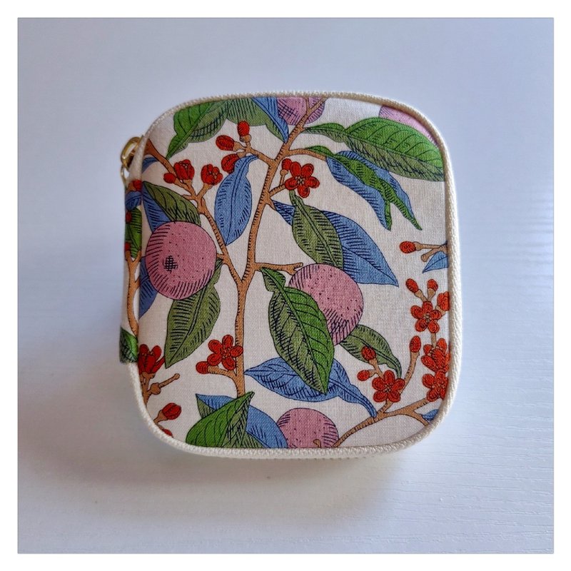 Liberty Fabrics手工布艺零钱包小小卡包 - 皮夹/钱包 - 棉．麻 