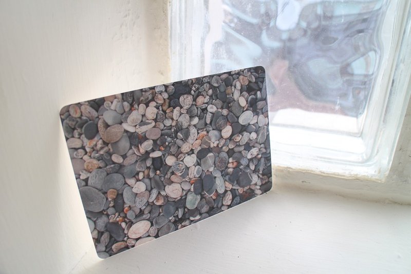 花莲七星潭的石头∣原创【明信片】文创 卡片 - 卡片/明信片 - 纸 灰色