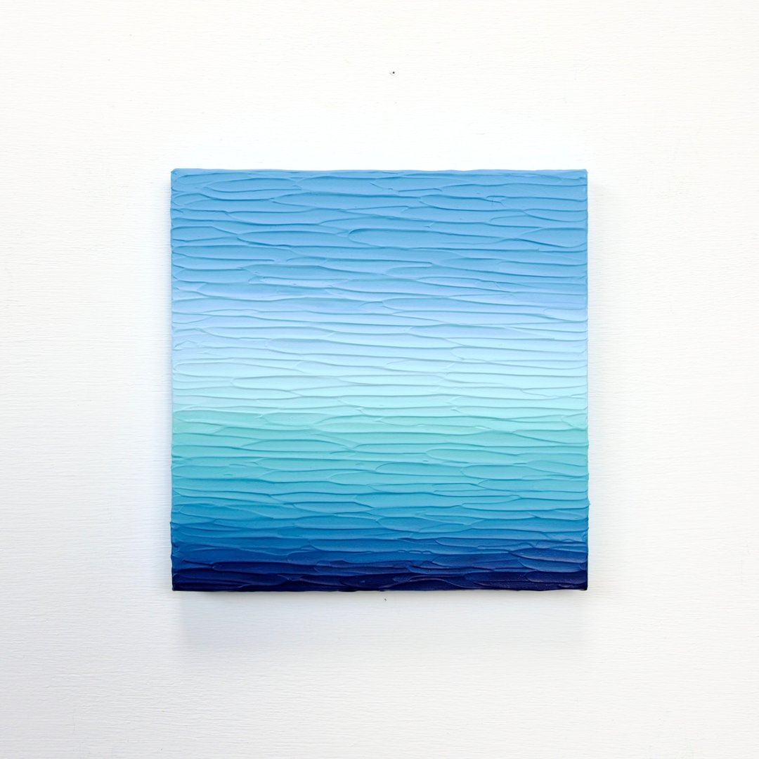 【画】压克力画/日本插画/日本制/室内艺术/海 - 插画/绘画/写字 - 压克力 蓝色