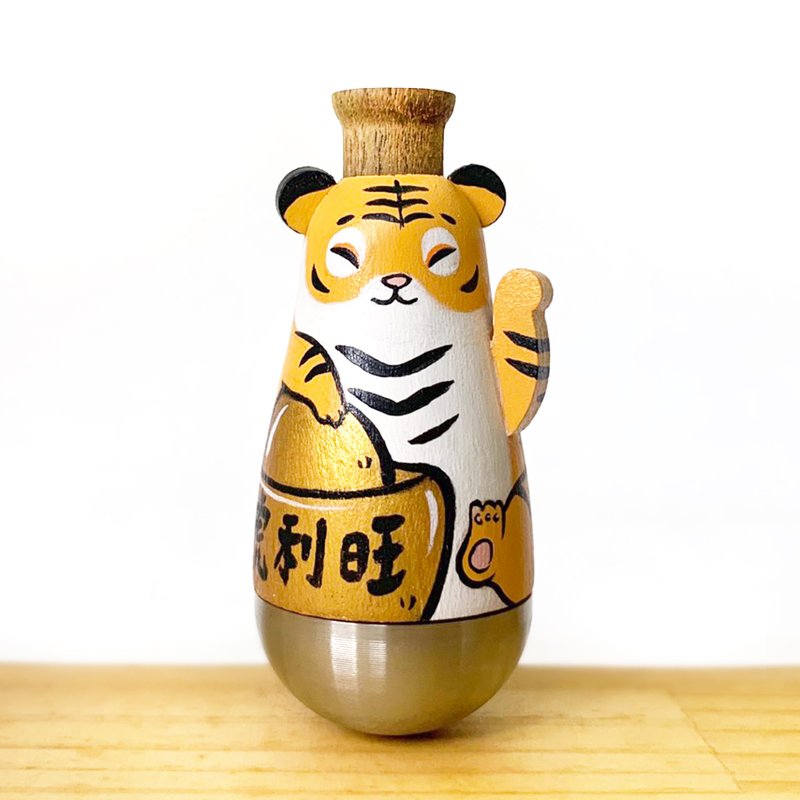 闻森笛 – 虎年招财虎利旺 卡祖笛 KAZOO 公仔 - 吉他/乐器 - 木头 橘色