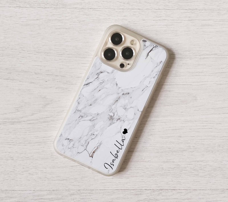 免费加名大理石云石全包手机壳 iPhone 16 15 Pro Max plus 13 12 - 手机壳/手机套 - 塑料 多色