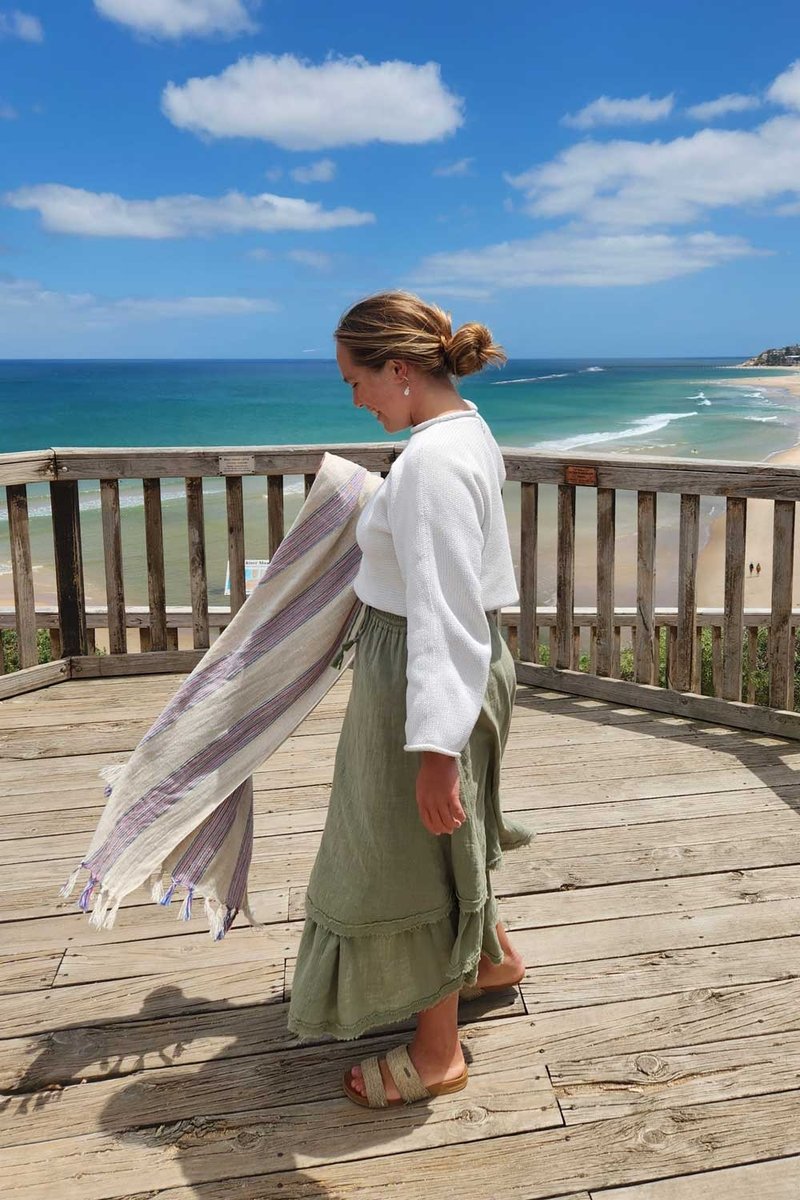 Peştamal 手工毯 - 被子/毛毯 - 棉．麻 卡其色