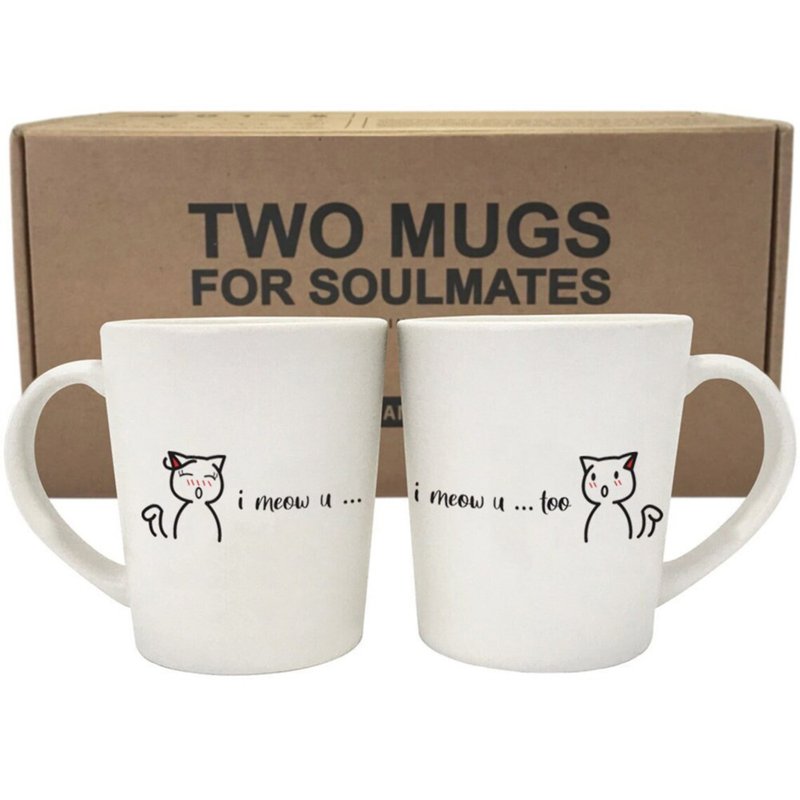 我们永远系在一起 咖啡杯/马克杯对杯组 | HUMAN TOUCH - 咖啡杯/马克杯 - 粘土 白色