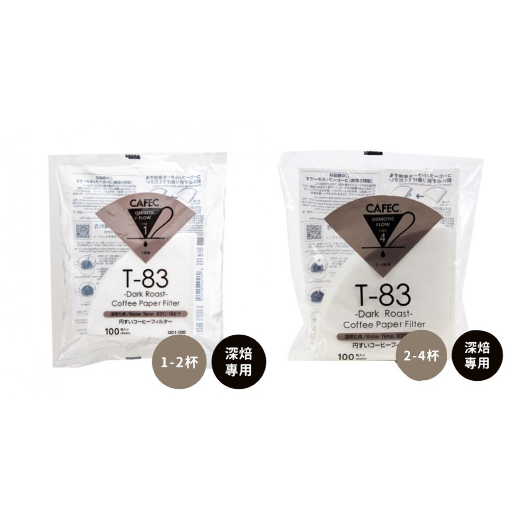 日本CAFEC深焙专用滤纸100张 / 共2款 - 咖啡壶/周边 - 纸 白色