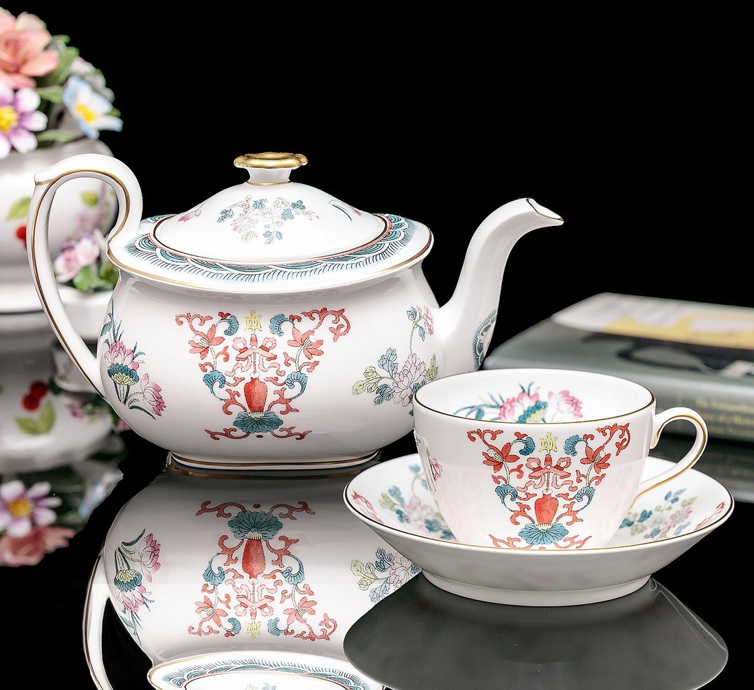 英国制wedgwood 250周年纪念骨瓷咖啡具套装 个人下午茶具组 - 茶具/茶杯 - 瓷 