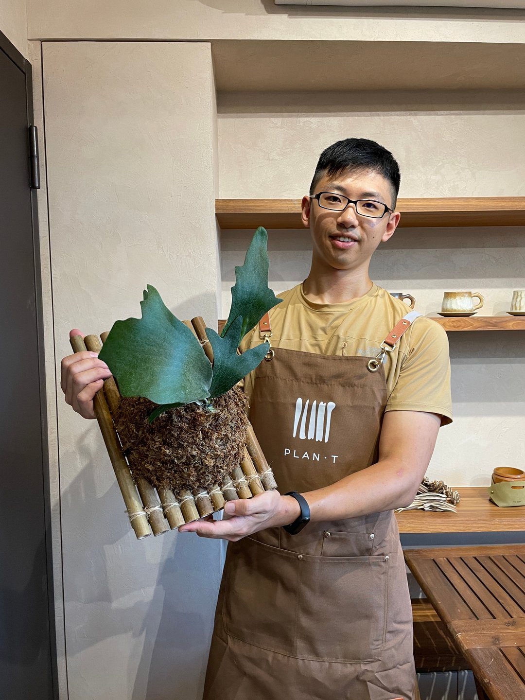 【手编竹板 x 鹿角蕨上板】手作课程 - 植栽 - 植物．花 